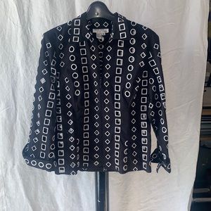 samuel dong blouse/light jacket